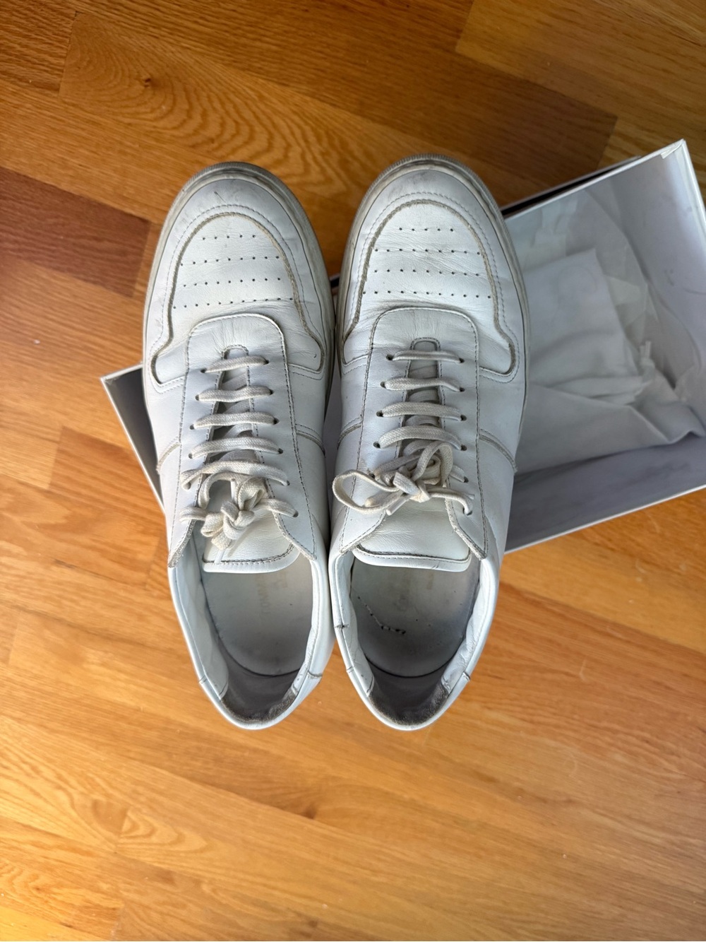 Common Projects B-Ball White Leather Low-Top